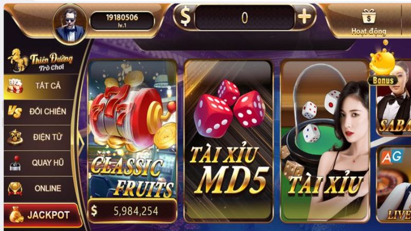 Tài xỉu MD5 3 Tài xỉu MD5 999bet với ưu đãi hấp dẫn