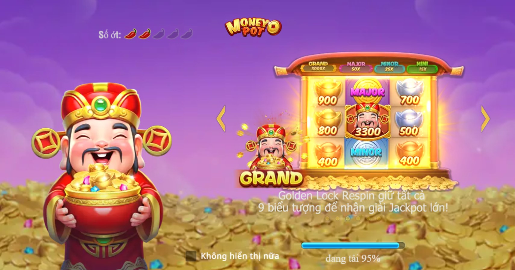Nổ hũ Nồi tiền 1 Nổ hũ Nồi tiền lấy cảm hứng từ thần tài Caishen